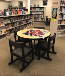 photo inside Lamar Library