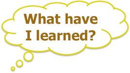 what have I learned call out